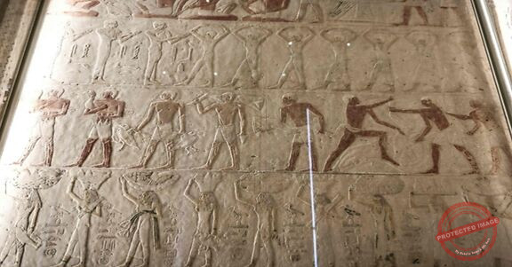 Read more about the article ترميم مصطبة جنائزية من مصر