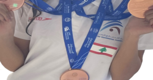 Read more about the article ميداليات لبنانية جديدة في السباحة