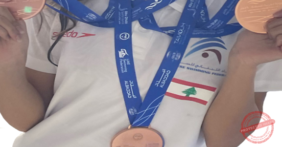 Read more about the article ميداليات لبنانية جديدة في السباحة