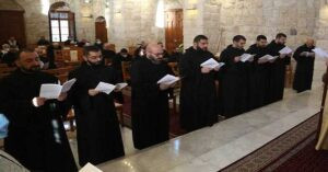Read more about the article نذور مؤبدة لسبعة رهبان جدد