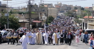 Read more about the article قداديس الشعانين في مرجعيون والقليعة