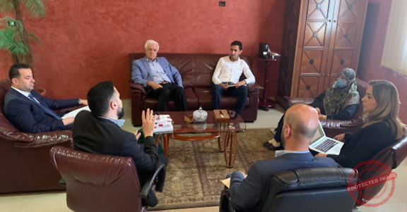 Read more about the article الملحق الثقافي العراقي زار الجامعة الحديثة للإدارة في الدامور