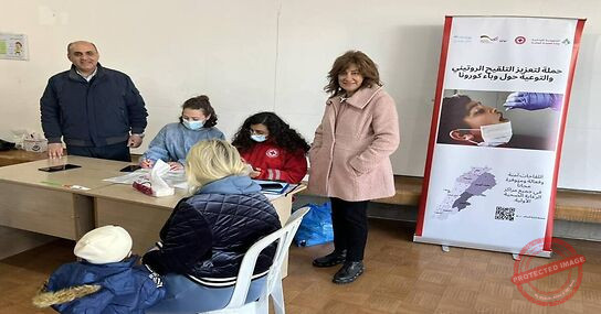 Read more about the article حملة التلقيح بالتعاون بين بلدية عشقوت ووزارة الصحة