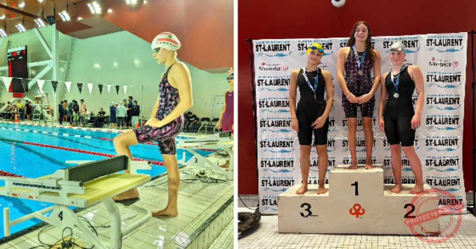 Read more about the article اللبنانية لوري عواد تتألق في كندا في السباحة