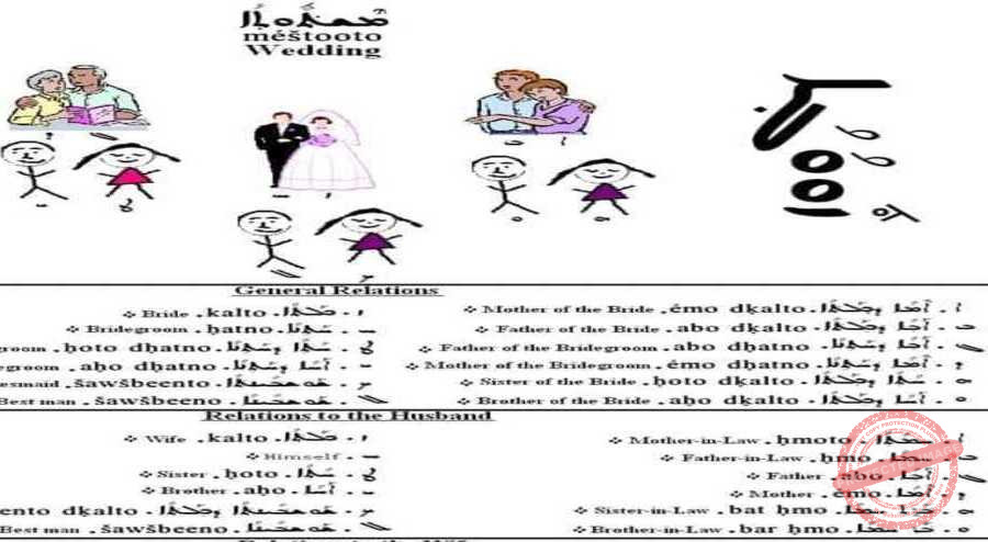 Read more about the article الألقاب وأسماء العائلة والأقارب باللغة السريانية