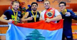 Read more about the article تكريم ابطال العالم في ال”مواي تاي”