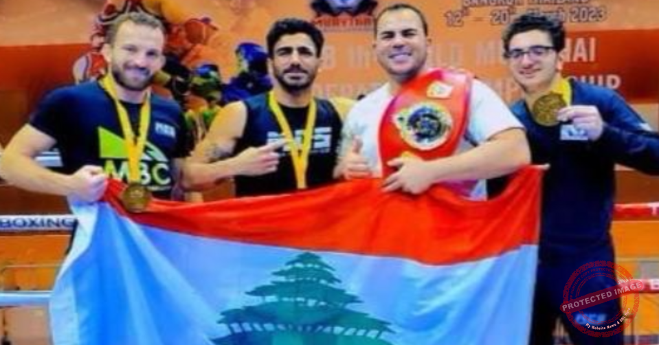 Read more about the article تكريم ابطال العالم في ال”مواي تاي”