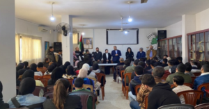 Read more about the article وفد من جامعة AUT التقى طلاب الثانوية العامة
