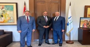 Read more about the article المرتضى بحث مع رئيس بلدية الباروك في سبل التعاون