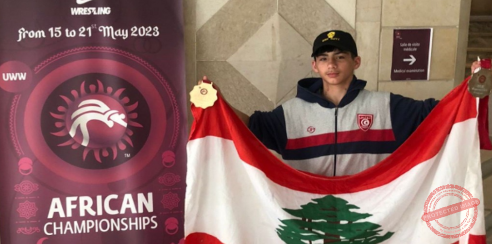 Read more about the article فوز اللبناني دومينيك عون بميداليتين للمصارعة
