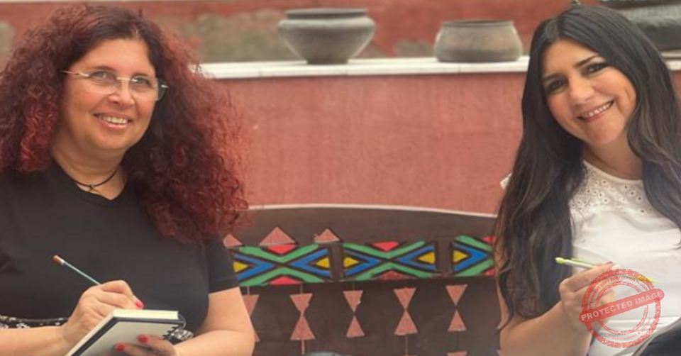 Read more about the article الفنانتان التشكيليتان مسعود وعبود شاركتا في أنشطة فنية في مصر
