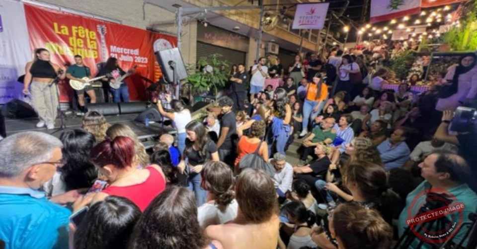 Read more about the article بيروت احتفلت بعيد الموسيقى على درج مار نقولا