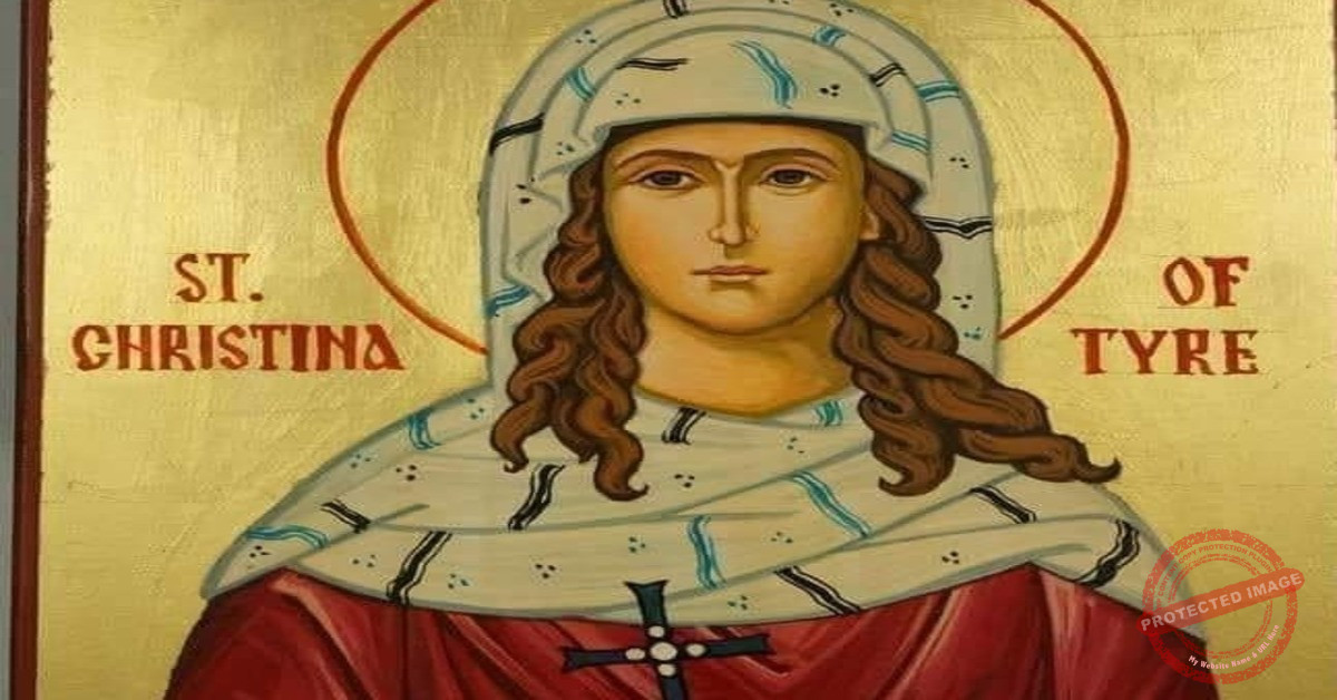 Read more about the article 24 تموز تذكار القديسة كريستينا اللبنانية الشهيدة.