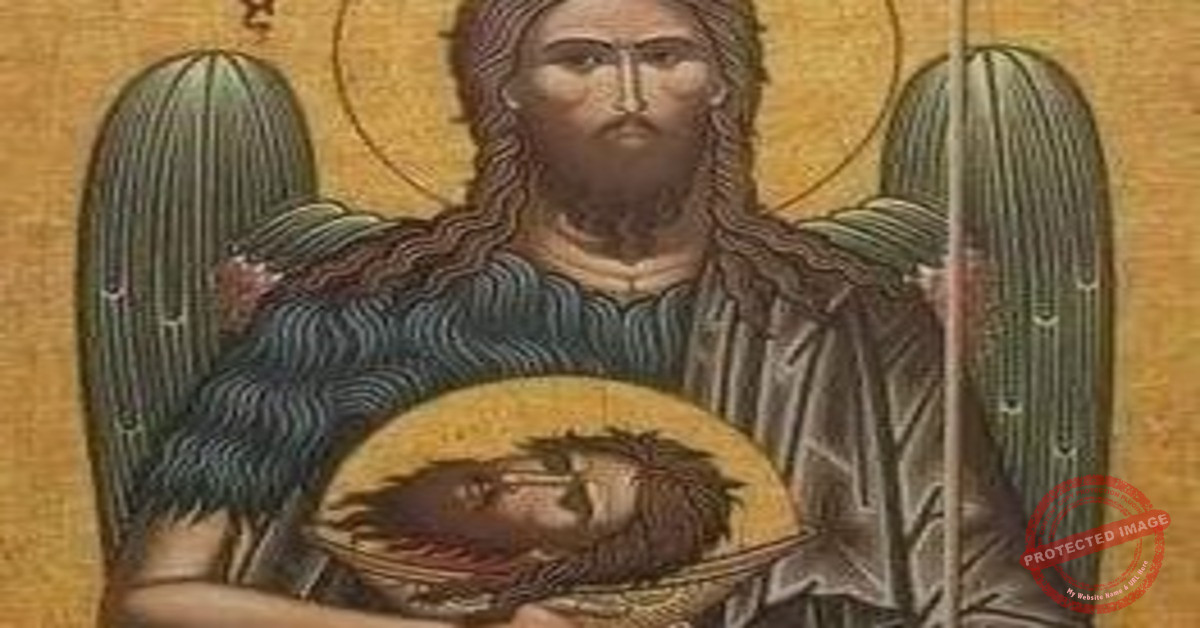 Read more about the article ذكرى  قطع رأس يوحنا المعمدان