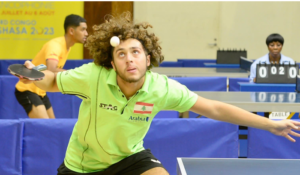 Read more about the article برونزية للبنان في كرة الطاولة بالالعاب الفرنكوفونية