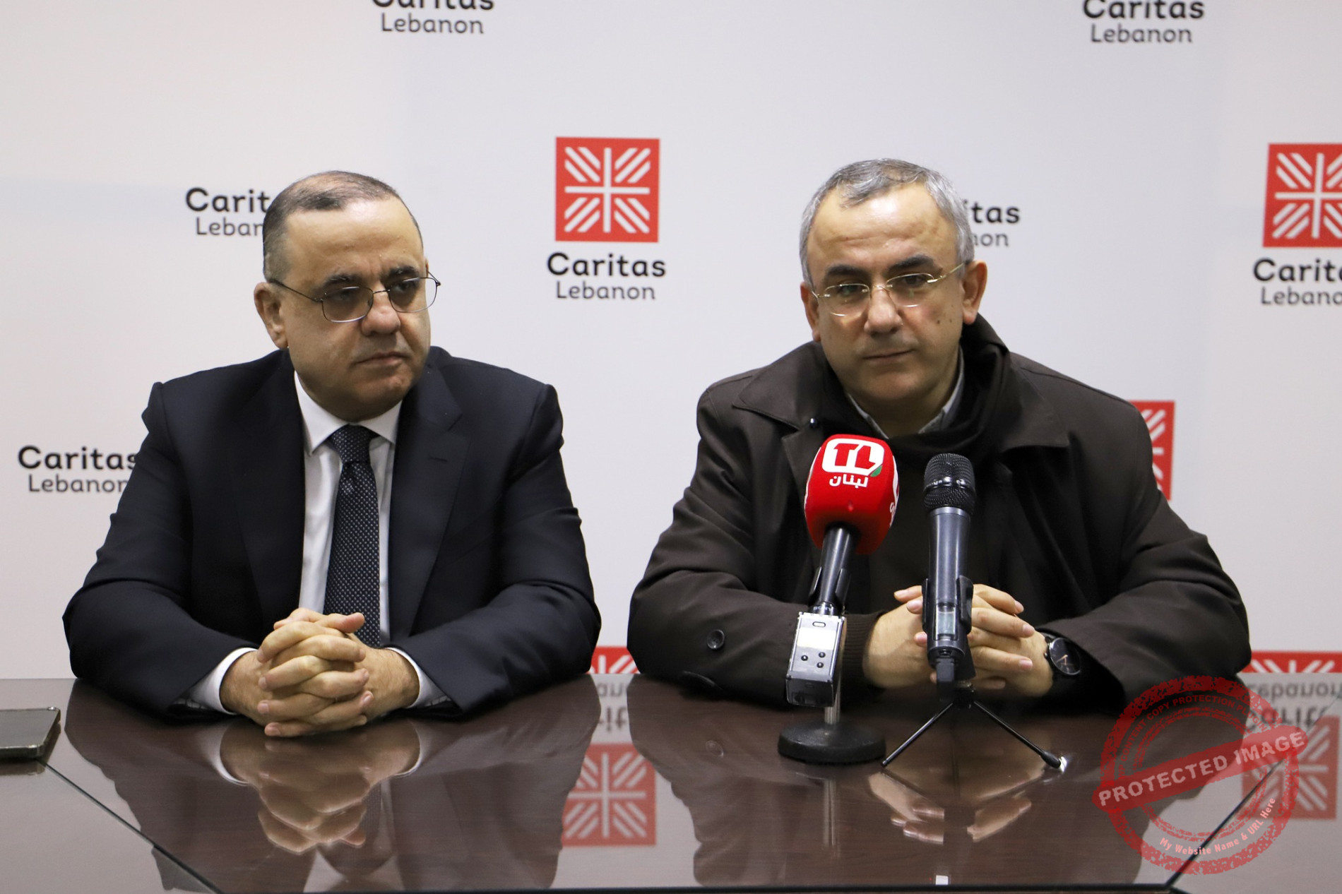 Read more about the article استضافة اللواء الياس البيسري في المركز الرئيسي لكاريتاس