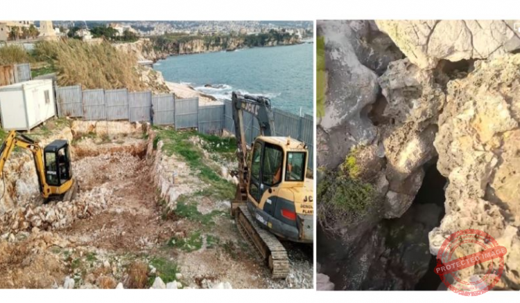 Read more about the article جمعية الأرض: لوقف اعمال الحفرعلى شاطىء عمشيت