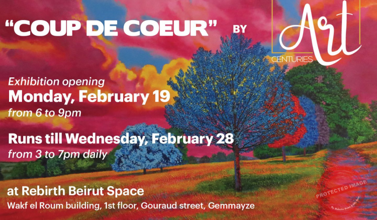 Read more about the article جمعية REBIRTH BEIRUT تفتتح معرض COUP DE COEUR