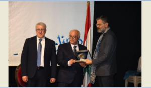 Read more about the article اختتام مهرجان الكتاب في أنطلياس بتكريم الفنان شربل روحانا