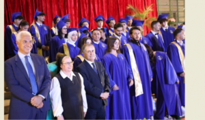 Read more about the article ثانوية السيدة للراهبات الانطونيات في النبطية احتفلت بتخريج طلابها
