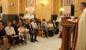 Read more about the article قداس شكر للخوري الجديد وليام المكاري في اهدن