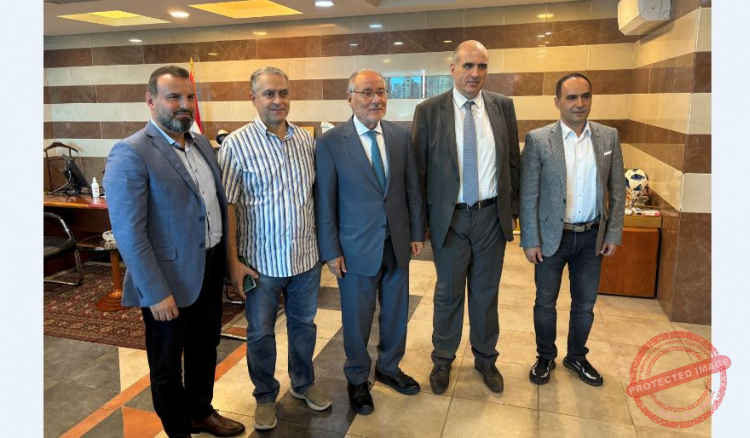 Read more about the article الحلبي تابع مع زواره شؤونا تربوية