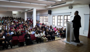 Read more about the article لقاء في جامعة الروح القدس لاساتذة التعليم المسيحي