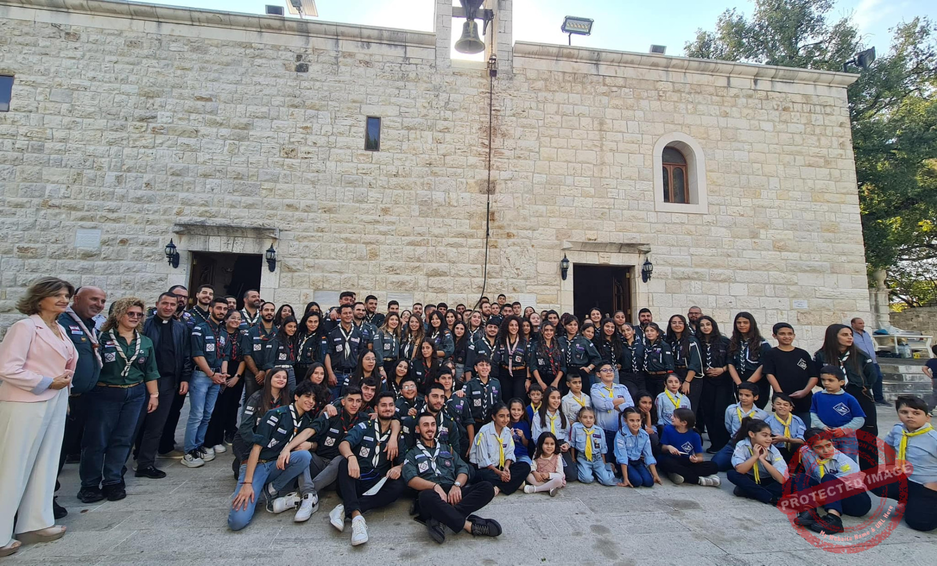 Read more about the article إفتتاح السنة الكشفية في كنيسة سيّدة عمشيت