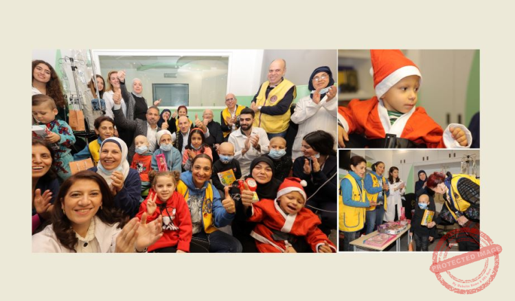 Read more about the article وفد “ليونز” بيروت قدم هدايا لمركز أمراض السرطان للأطفال