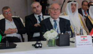 Read more about the article الحلبي شارك في مؤتمرعن التعليم العالي