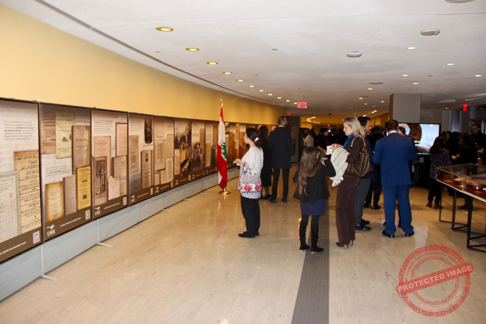 Read more about the article معرض لجامعة الروح القدس في الأمم المتحدة في نيويورك