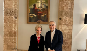 Read more about the article سلامة استقبل سفيرة فرسان مالطا