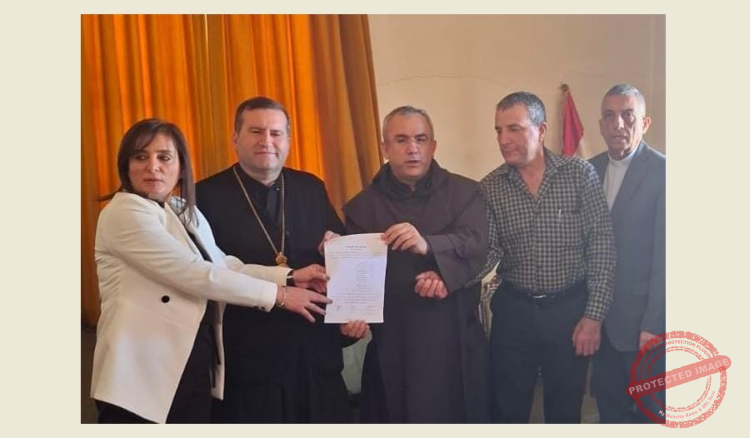 Read more about the article تسليم وتسلم في مكتب اقليم كاريتاس في بعلبك