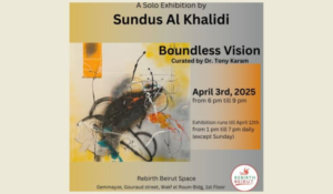 Read more about the article افتتاح معرض “Boundless Vision” للفنانة العراقية سندس الخالدي في
