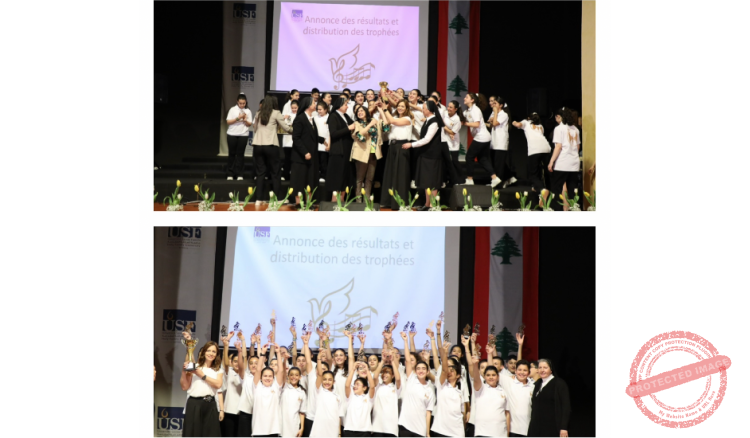 Read more about the article طلاب مدارس العائلة المقدسة “غنوا الرجاء” في جامعة العائلة المقدسة