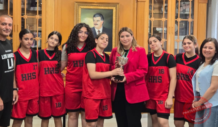 Read more about the article ثانوية الحريري الثالثة فازت ببطولة كرة السلة 2025