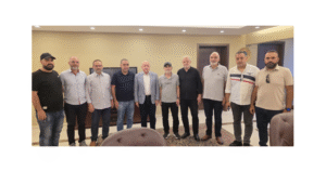 Read more about the article وفد من بلدية خربة سلم زار رئيس مجلس الجنوب وشكره على دعمه
