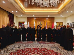 Read more about the article اجتماع استثنائي لكهنة أبرشية زحلة وبعلبك برئاسة المتروبوليت أنطونيوس الصوري