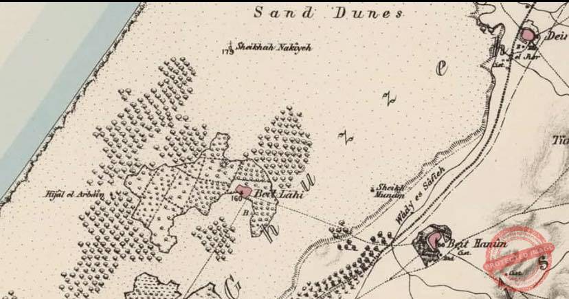Read more about the article بيت لاهيا: قرية التاريخ والمقاومة على خارطة 1874