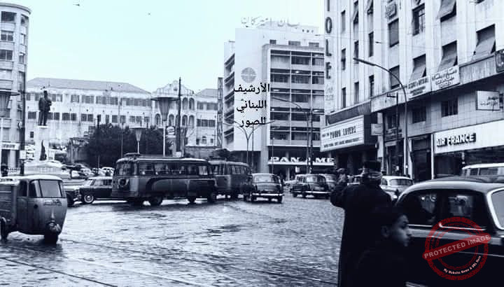 You are currently viewing من ذاكرة بيروت: ساحة رياض الصلح عام 1965