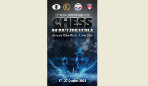 Read more about the article بطولة بيروت الدولية للشطرنج تعود في نسختها الـ12