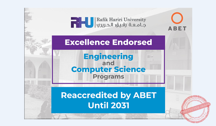 Read more about the article جامعة رفيق الحريري تنال إعادة الاعتماد الأكاديمي من هيئة ABET
