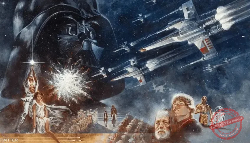 Read more about the article لوحة “أمل جديد” من حرب النجوم تُسجّل رقماً قياسياً في مزاد هيريتدج